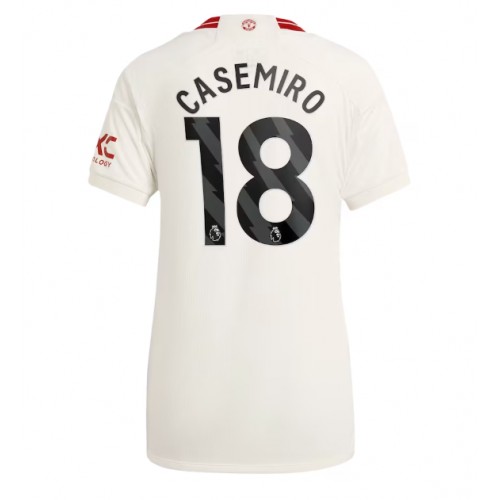 Fotbalové Dres Manchester United Casemiro #18 Dámské Alternativní 2023-24 Krátký Rukáv